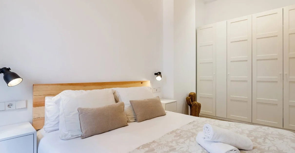 apartamentos turísticos para familias en Valencia dormitorio