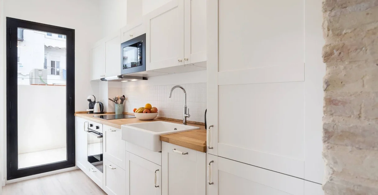 apartamentos turísticos económicos en Valencia cocina
