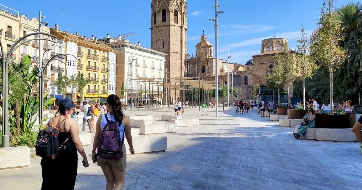 Mapa de Valencia que te dice cuánto tardas caminando a cualquier punto