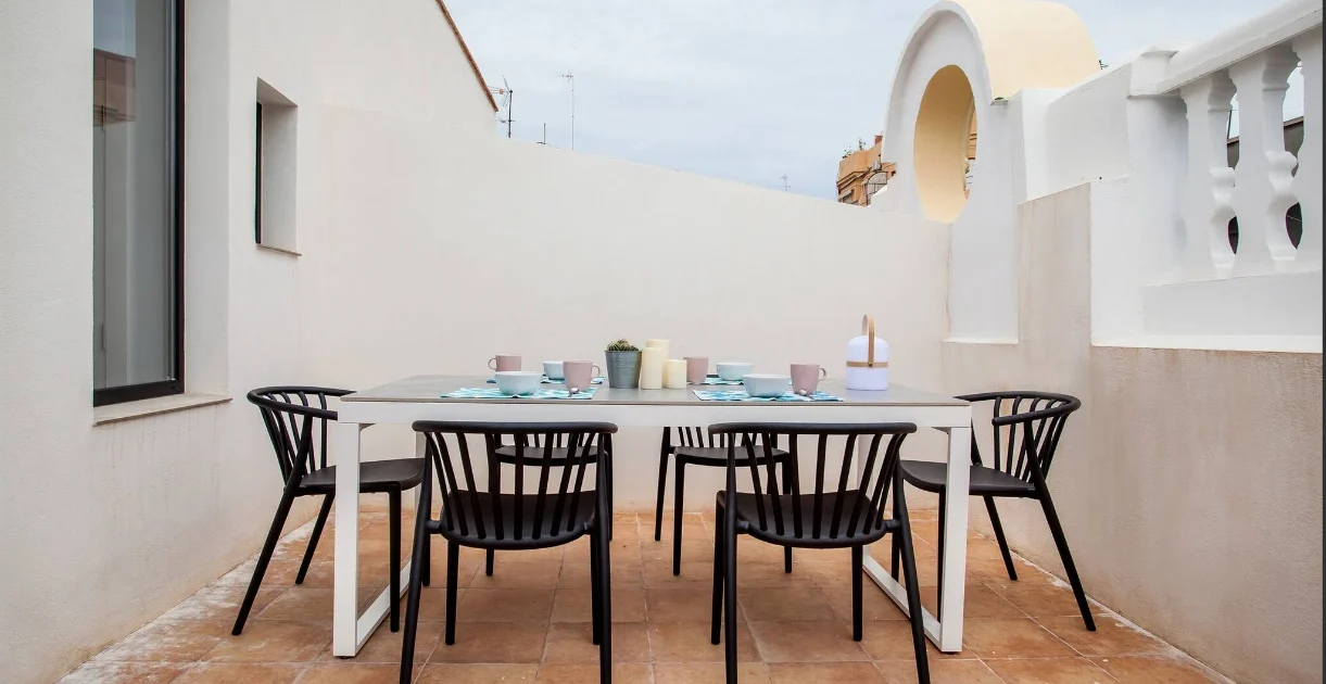 Apartamentos Turísticos en Valencia Adaptados para Personas con Movilidad Reducida terraza