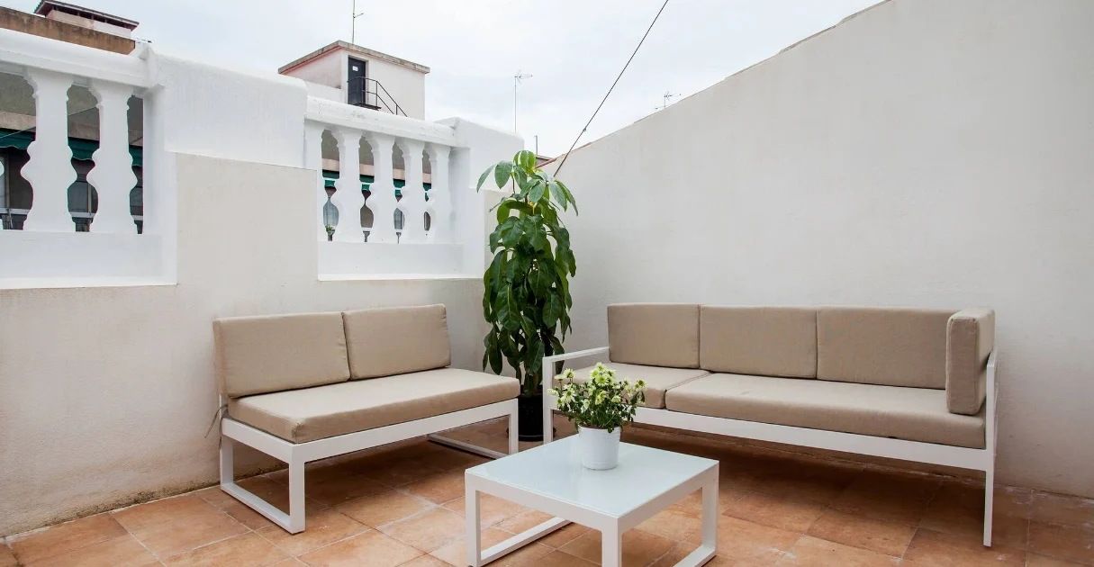 Precio de Apartamentos Turísticos en Valencia terraza
