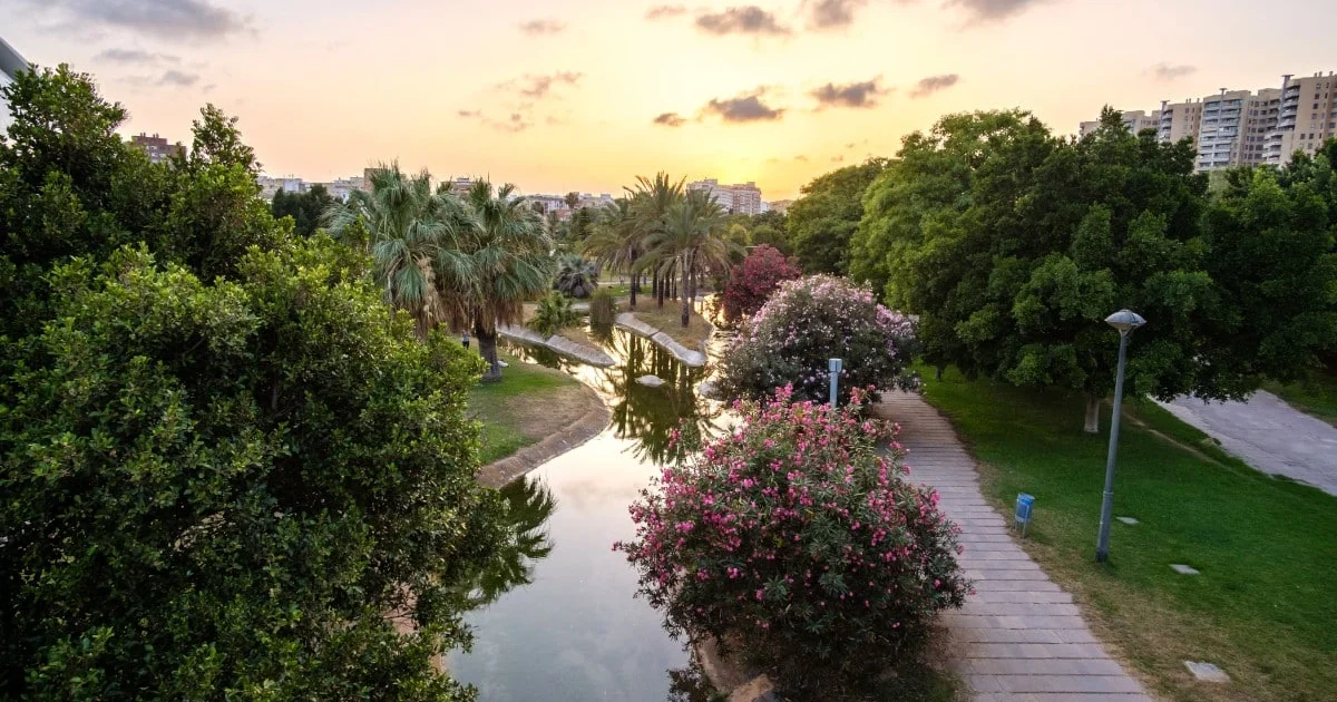 apartamentos turísticos en Valencia cerca de parques y zonas verdes